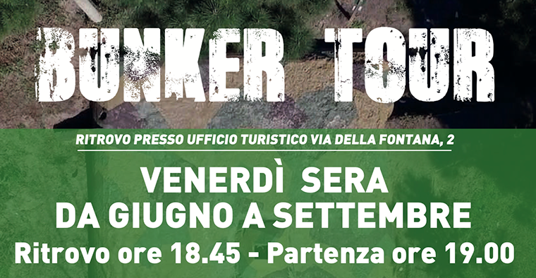 Bunker Tour ogni Venerdì a Punta Marina Terme